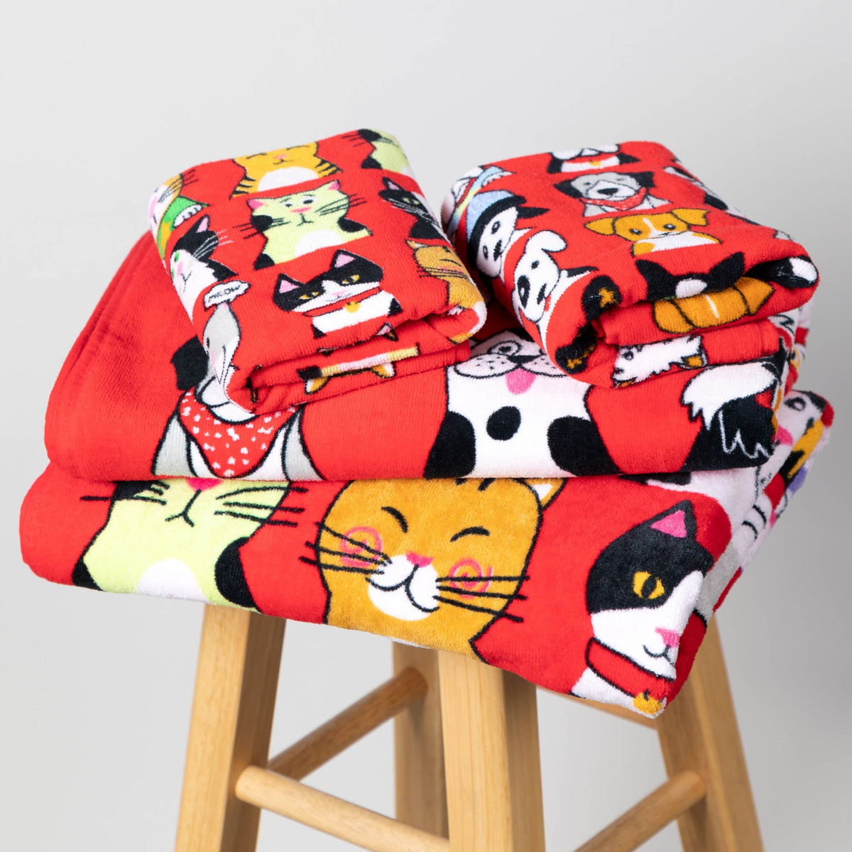Pet Portrait hand Towels