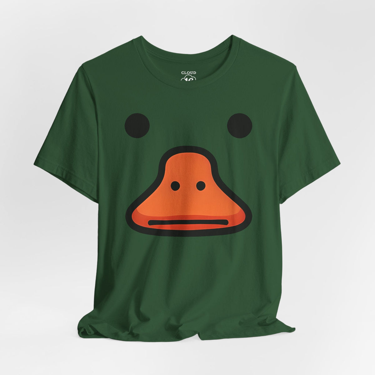 Quirky Duck Face T-Shirt - Funny Animal Graphic Tee for Duck Lovers