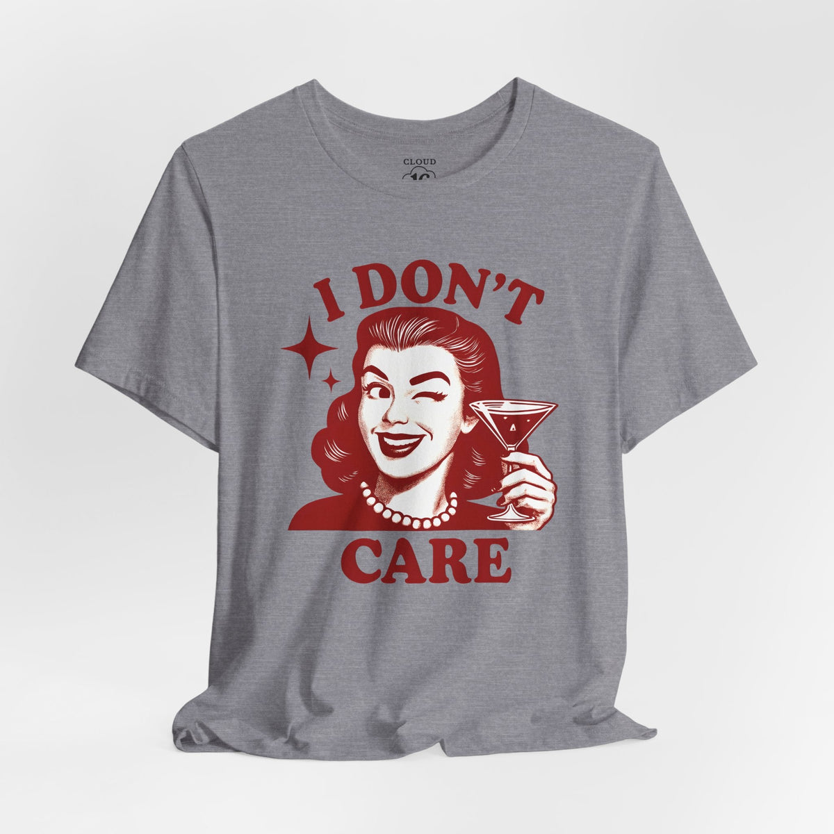 I Don't Care Retro Graphic T-Shirt – Unisex Vintage Style