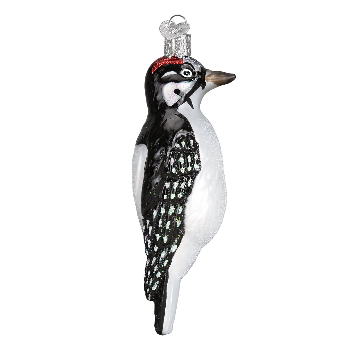 Hanging Hairy Woodpecker