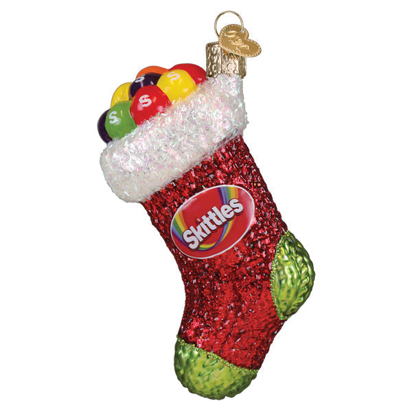 Skittles Stocking Ornament