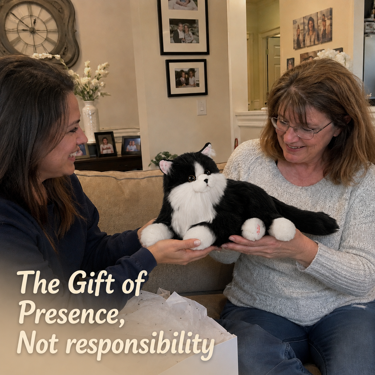 Percy Interactive Robot Cat Companion for kids and seniors