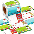 500-Pieces/Roll: Self Adhesive Tags Christmas Tags
