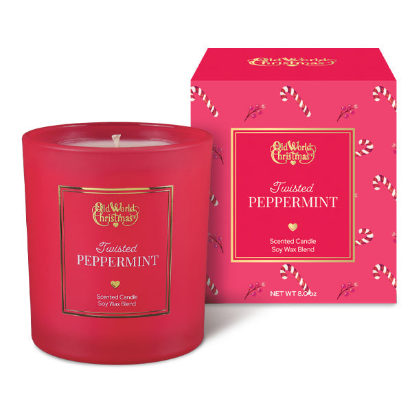 Twisted Peppermint Candle