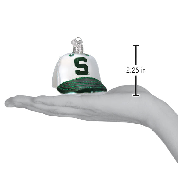 Michigan State Baseball Cap Ornament