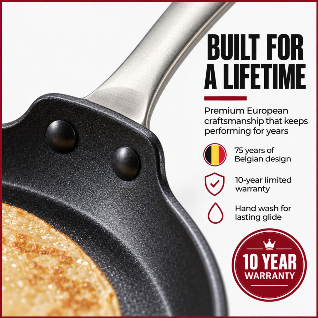 Maestro Ceramic Nonstick Crepe Pan, 10"
