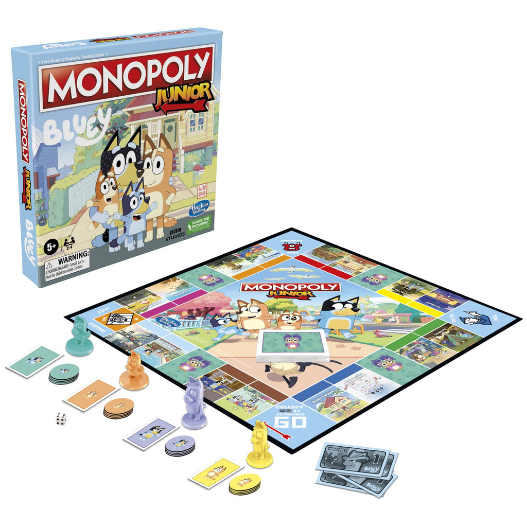 Bluey Monopoly Junior Board Game - Special Edition