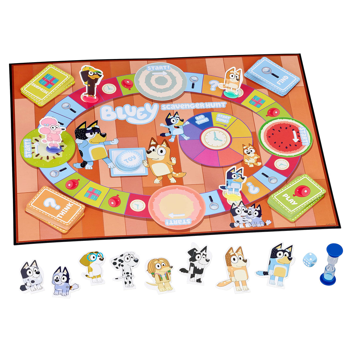 Bluey Scavenger Hunt Board Game