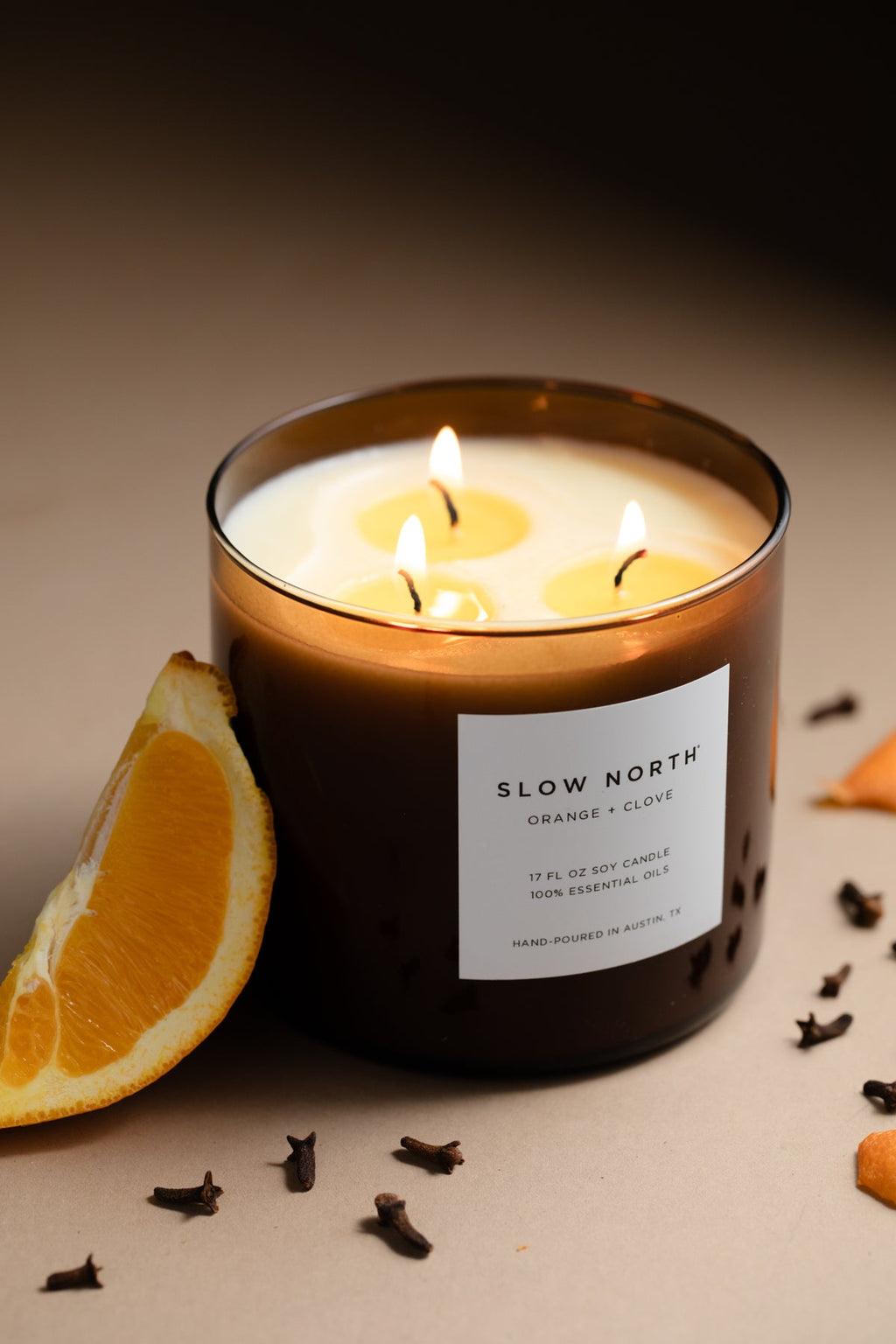 Orange + Clove - Signature 3-Wick Candle