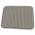 Dish Drying Mat - Quirky Mustache, Beard, and Eye Glasses Pattern Patterns