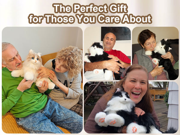 Percy Interactive Robot Cat Companion for kids and seniors