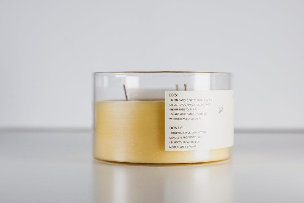 Honey Cinnamon Beeswax Candle |8 oz