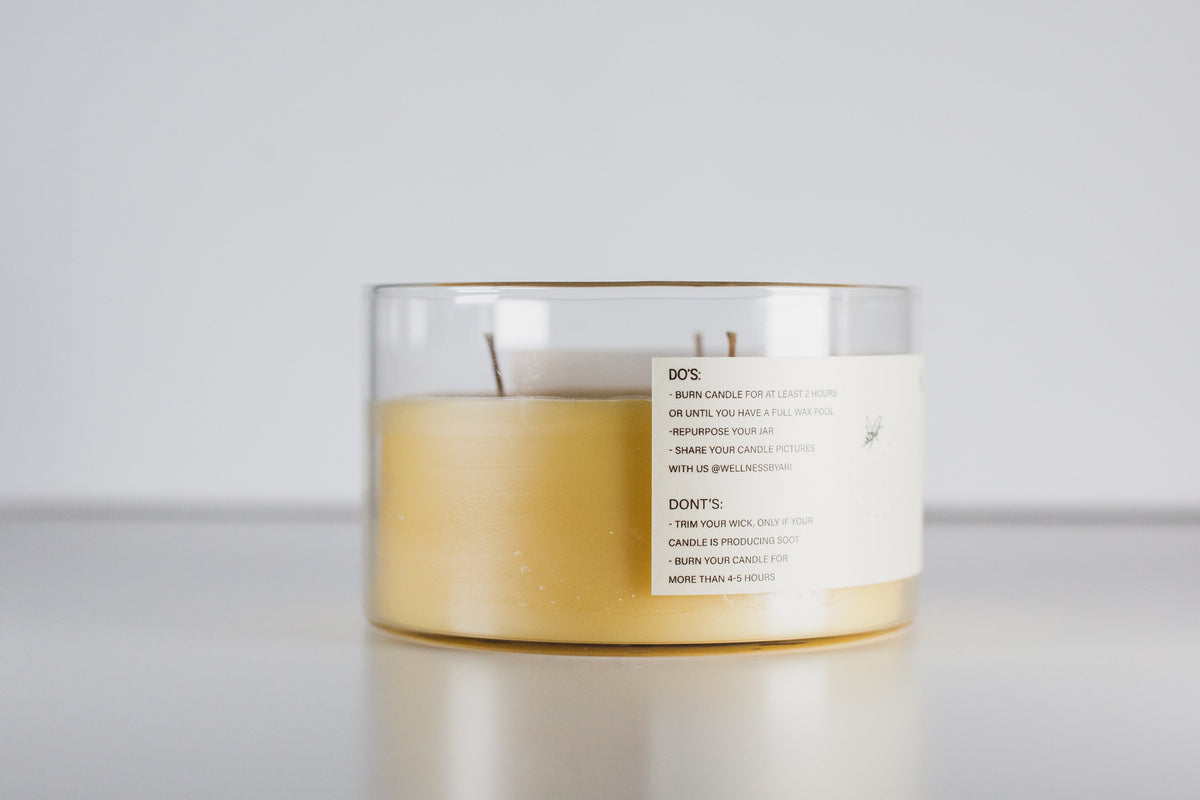 Honey Cinnamon Beeswax Candle |8 oz