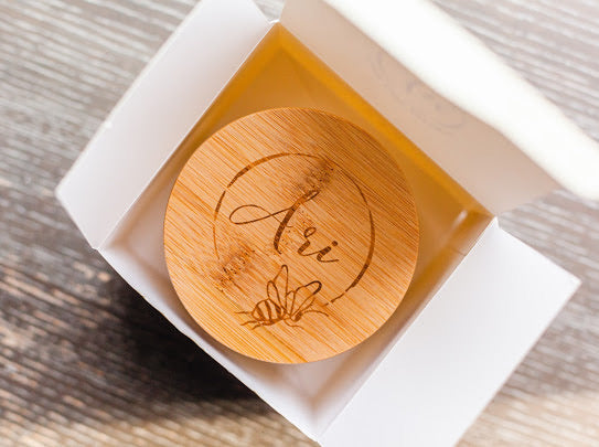 Honey Cinnamon Beeswax Candle |8 oz