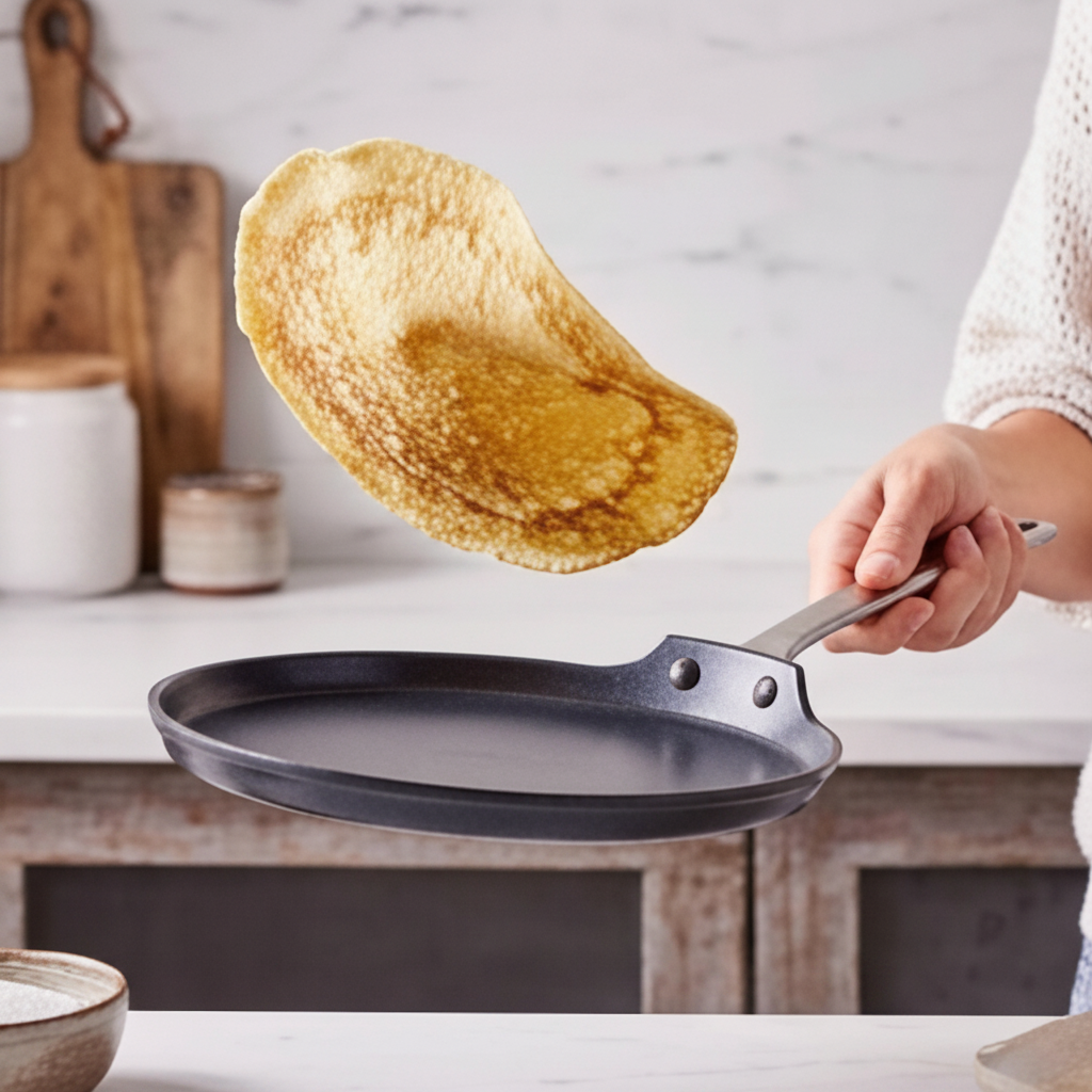 Maestro Ceramic Nonstick Crepe Pan, 10"